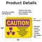 Signmission Radiation & Laser Sign, 10 in H x 14 in W, Vinyl Decal, Rectangle OS-2PACK-CR-D-1014-L-10210 - alternate 5